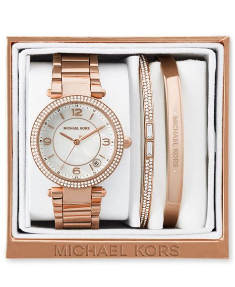 michael kors watch for women's with bracelet set|Amazon.com: Michael Kors Watch And Bracelet Set For Women.